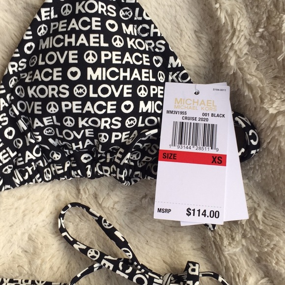 Michael Kors swimsuit bikini “peace” - Picture 3 of 7